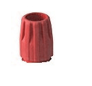 Пластиковый винт для флаундеров красный Plastic Screw - Red