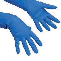 Резиновые перчатки многоцелевые Vileda голубые, XL