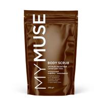 Скраб для тела MYMUSE натуральный антицеллюлитный кофейно-шоколадный, 250 мл