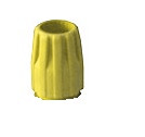Пластиковый винт для флаундеров жёлтый Plastic Screw - Yellow