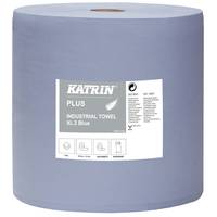 Бумажный протирочный материал Katrin Plus Industrial Towel XL3, 370м (1000 листов)