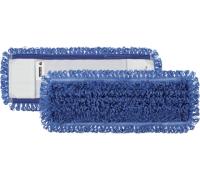  Насадка из микроволокна петельчатая с карманами, синяя, 40 см