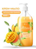 Жидкое крем-мыло "Milana" манго и лайм 1 л