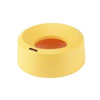 Крышка для контейнера воронкообразная круглая Ирис желтая