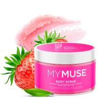 Скраб-мусс для тела MYMUSE натуральный антицеллюлитный сахарный, 300 мл