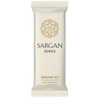 Набор бритвенный Sargan: бритва (2 лезвия), крем (10гр), 150шт/уп, флоу-пак