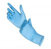 Перчатки нитриловые смесовые (витрил), синие 100шт M
