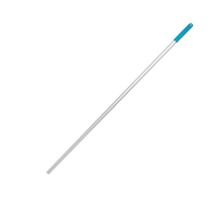 Алюминиевая ручка, 140 см, с отверстием, синяя
