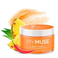 Скраб-мусс для тела MYMUSE натуральный антицеллюлитный солевой, 300 мл