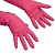 Резиновые перчатки многоцелевые Vileda красные, L