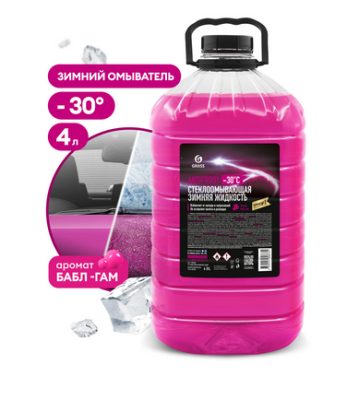 Жидкость стеклоомывающая  "AntiFrost", 4 л, –30 °С