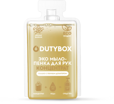 Мыло-пенка для рук DutyBox "Hands" (Ваниль), концентрат, 50мл