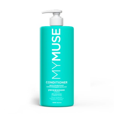 Бальзам для волос MYMUSE бессульфатный укрепляющий, 1000 мл