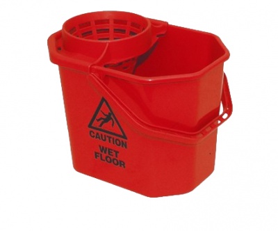 Ведро с отжимом TASKI Spanish Mop Bucket, 12л, красный