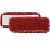  Насадка из микроволокна петельчатая с карманами, красная, 40 см